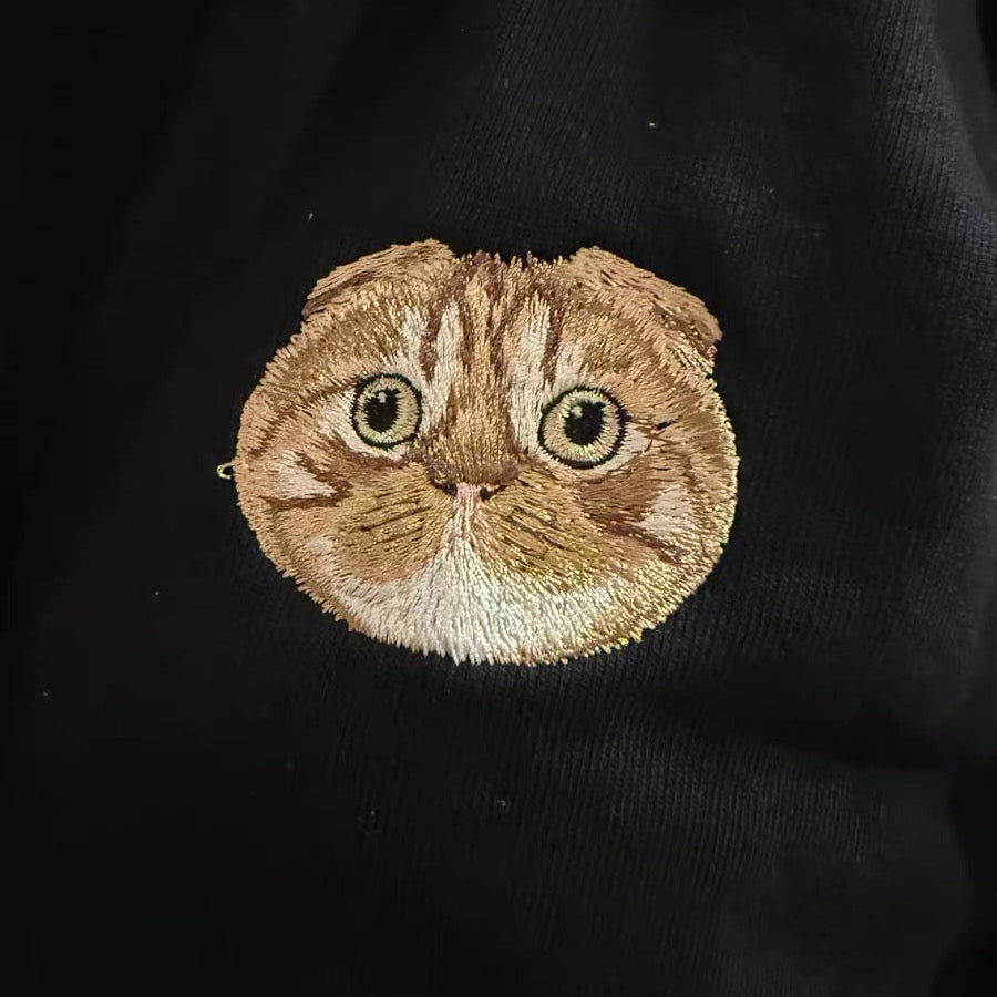 Custom Pet Embroidered Hoodie