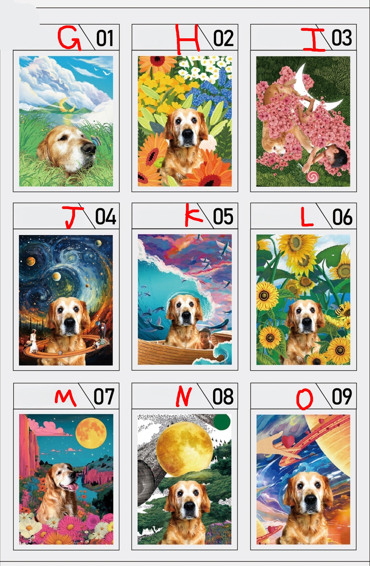 Custom Pet Portrait Light Frame; Personalized Art with LED Backlight