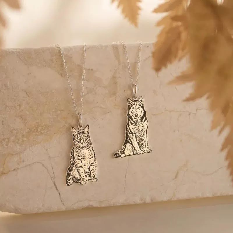 Custom Pet Silver Necklace