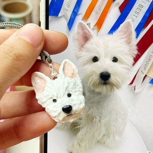 Custom Handmade Pet Clay Necklace