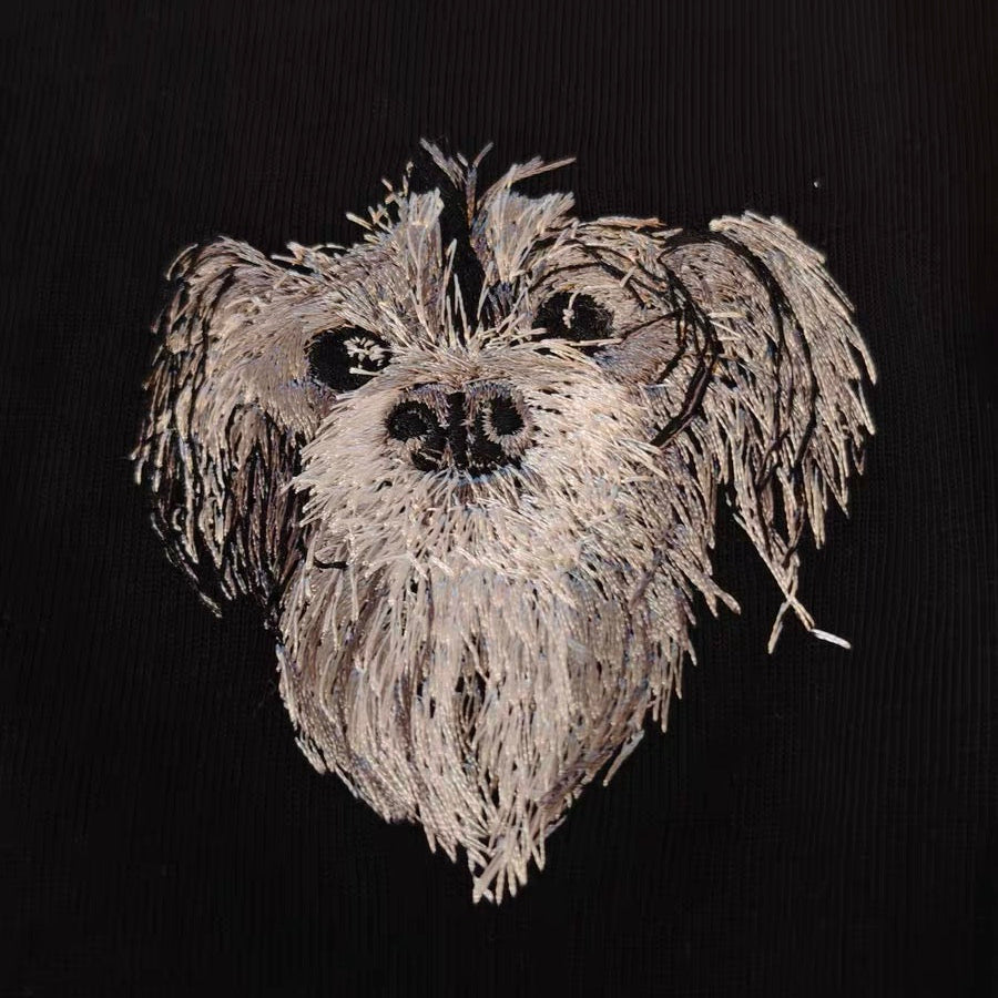 Custom Pet Embroidered Hoodie