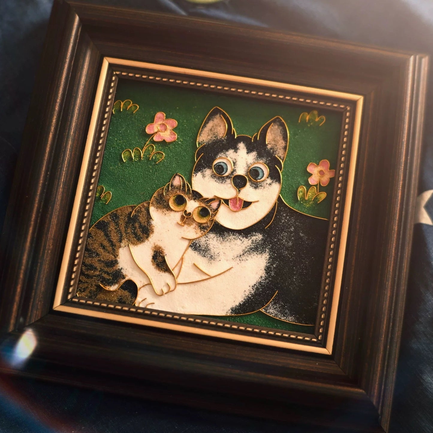 Custom Pet Cloisonné Enamel Picture Frame