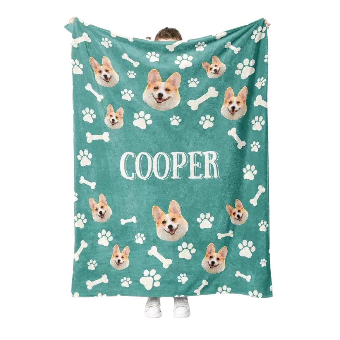 PawPrint Memories Personalized Blanket