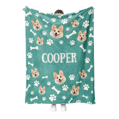 PawPrint Memories Personalized Blanket
