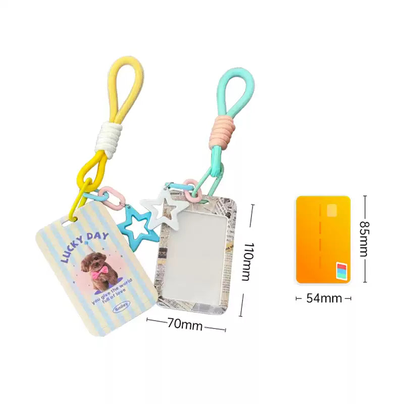 Custom Pet Photo ID Card Holder; School, Transit, or Office Use