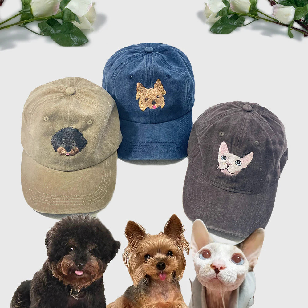Custom Pet Embroidered Hat