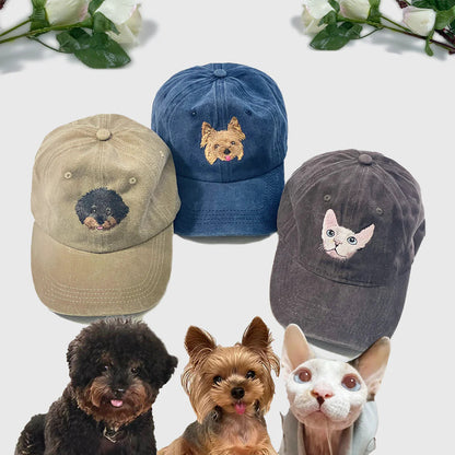 Custom Pet Embroidered Hat