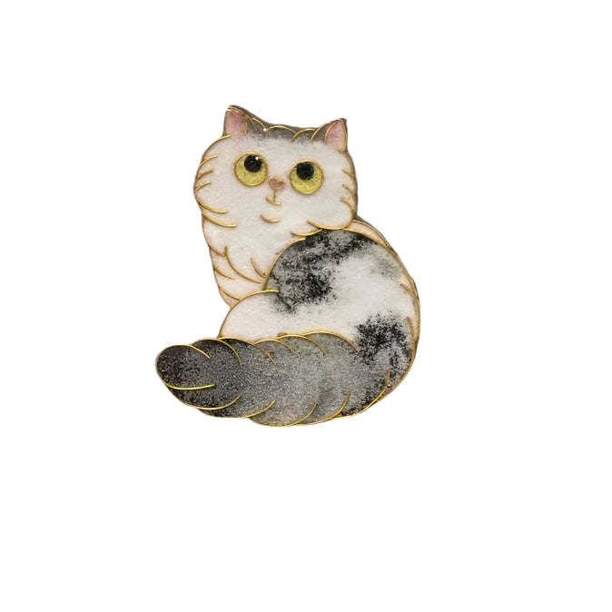 Custom Cloisonné Pet Portrait Magnet