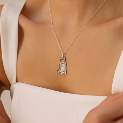 Custom Pet Silver Necklace