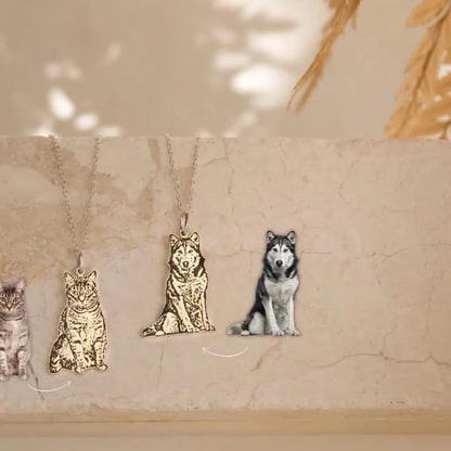 Custom Pet Silver Necklace