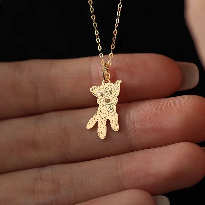 Custom Pet Silver Necklace