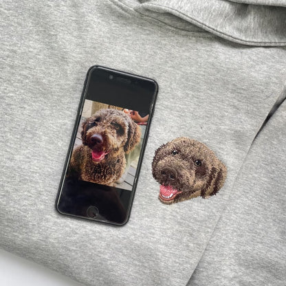 Custom Pet Embroidered Hoodie
