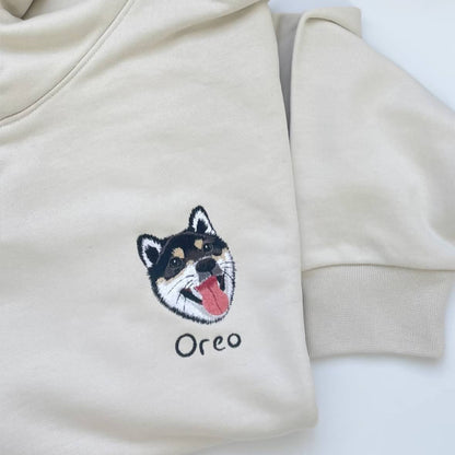 Custom Pet Embroidered Hoodie