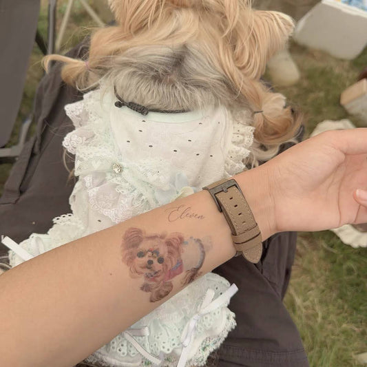 Custom Temporary Pet Tattoo