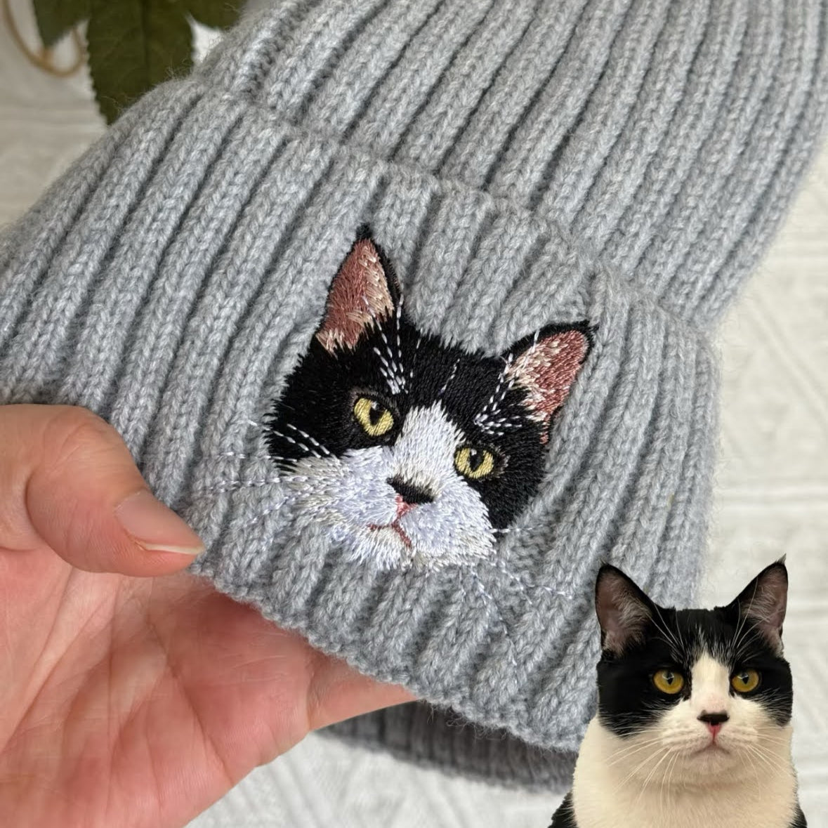 Custom Pet Embroidered Beanie