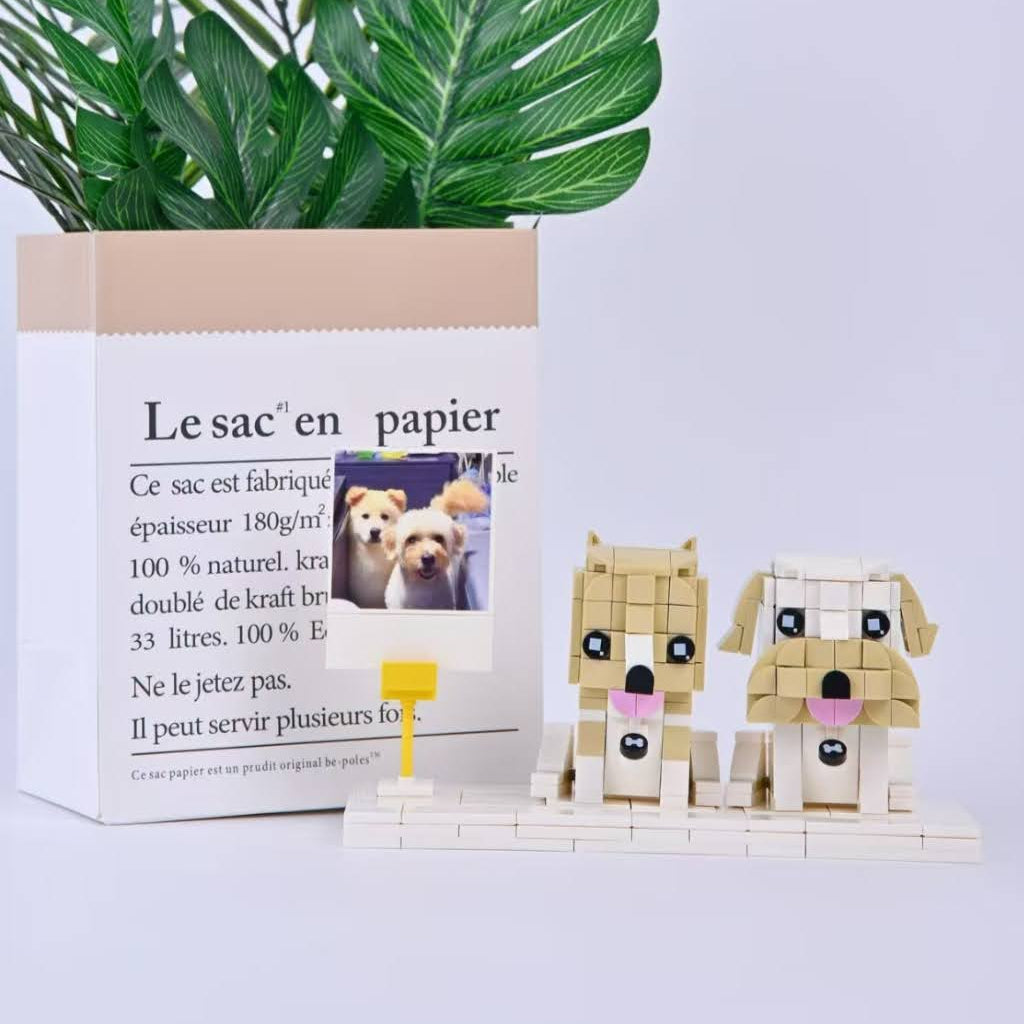 Custom Pet Building Block Figure