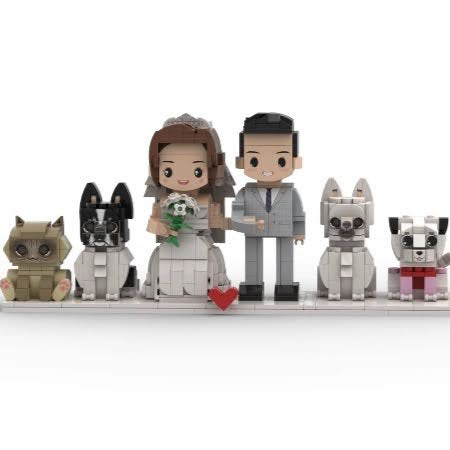 Custom Pet Building Block Figure